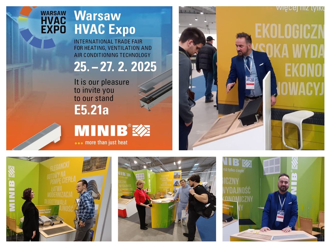 MINIB, Polonya'daki Varşova HVAC Fuarı'nda
